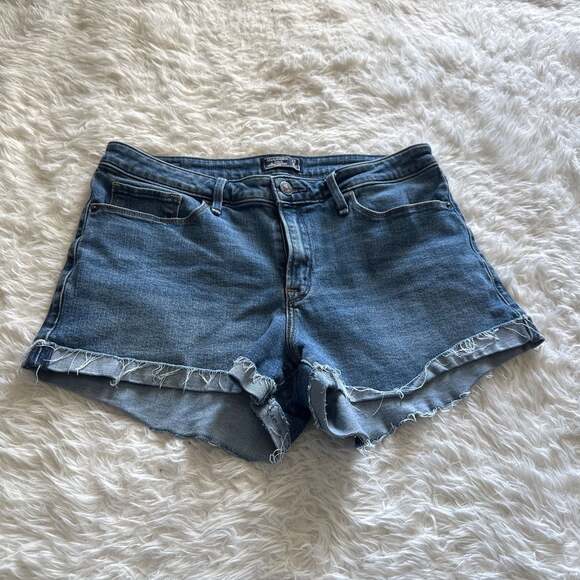 Abercrombie & Fitch Pants - Abercrombie & Fitch Harper Low Rise Denim Cutoff Shorts Size 0